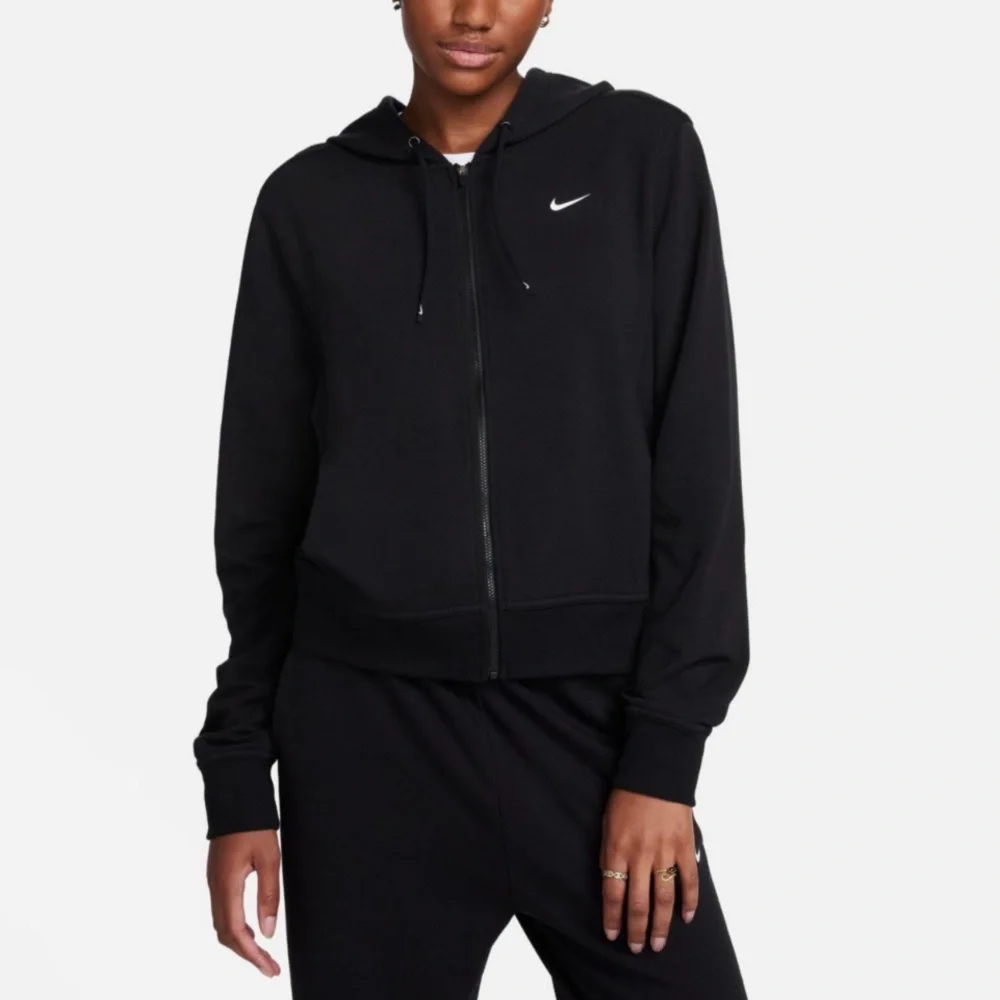 Nike One Dri-FIT Full-Zip Hoodie. Women’s. Black. Plus Size 1X. NWT.
